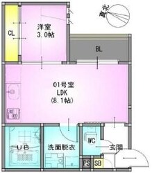 七里駅 徒歩11分 2階の物件間取画像